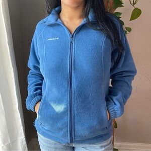 Blue Columbia Fleece Jacket Size M